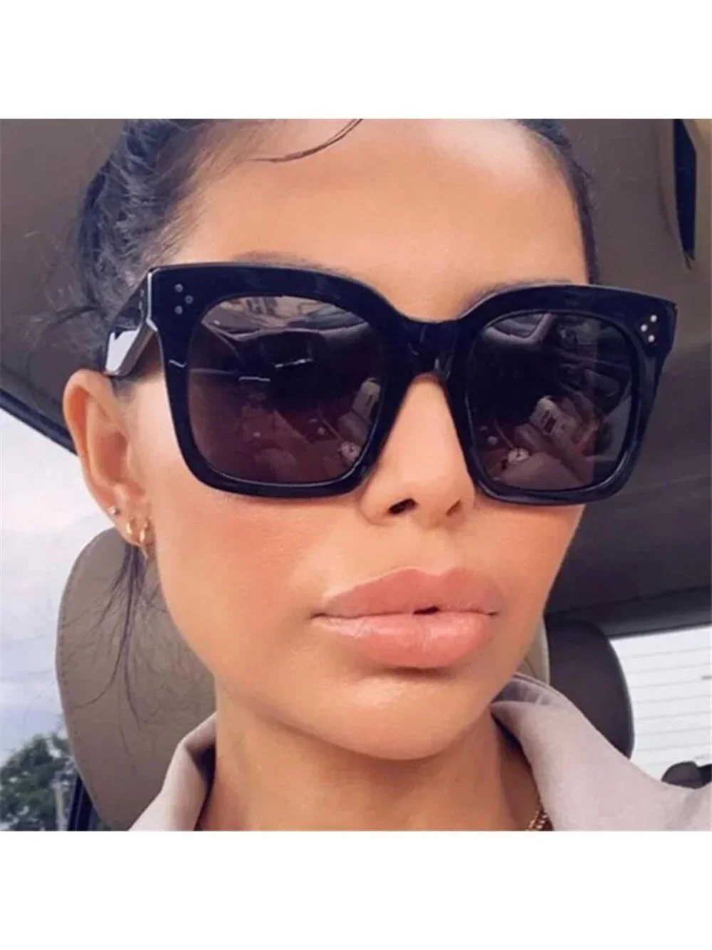 Big Frame Square Sunglasses